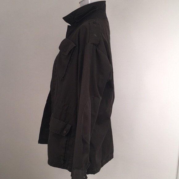 ✅ SOLD Military Jacket Unisex Olive Green LOTS pockets - Picture 3 of 14